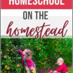 Why I Homeschool on the Homestead