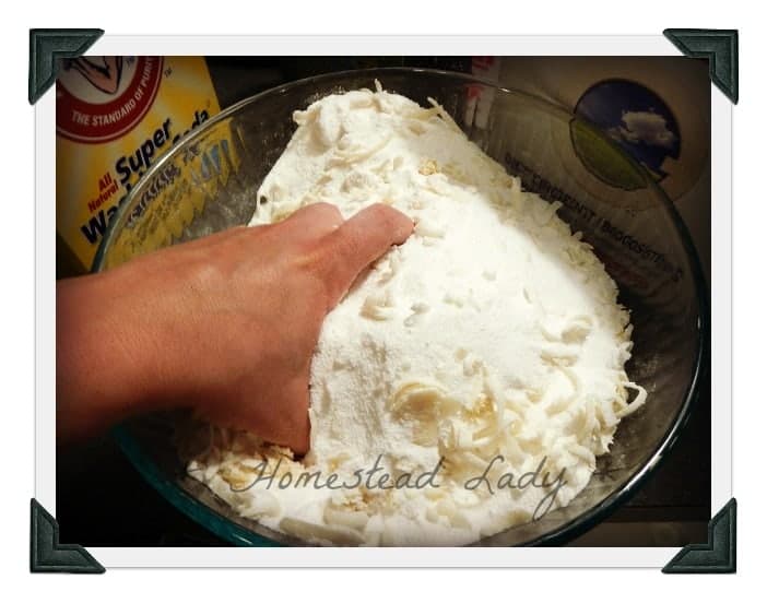 Homemade Laundry Detergent mix it up by Homestead Lady