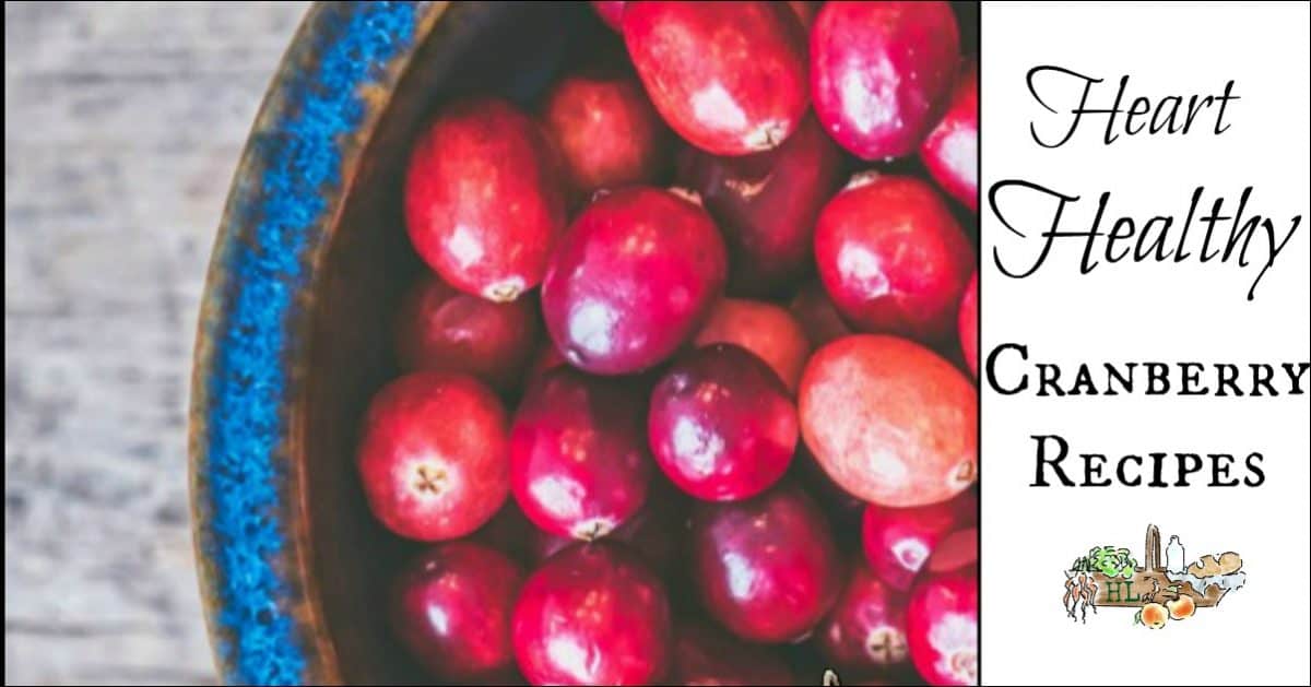 Heart Healthy Cranberry Recipes • Homestead Lady
