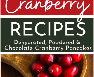 cranberries in a wooden spoon