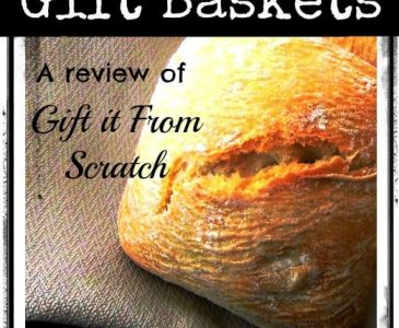 Loaf of bread in a basket