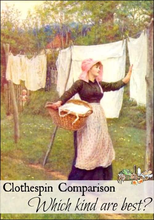 artwork woman hanging laundry
