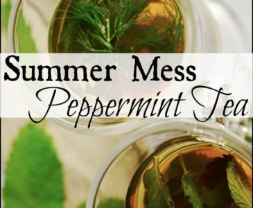 Summer Mess Peppermint Tea l With foraged, wildcrafted, garden grown, cultivated herbal combination l Homestead Lady.com