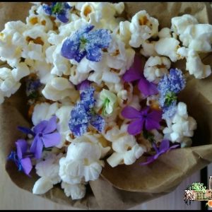 Spring Wildflower and Violet Popcorn