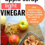 Dried Apple Chips and Light Apple Vinegar