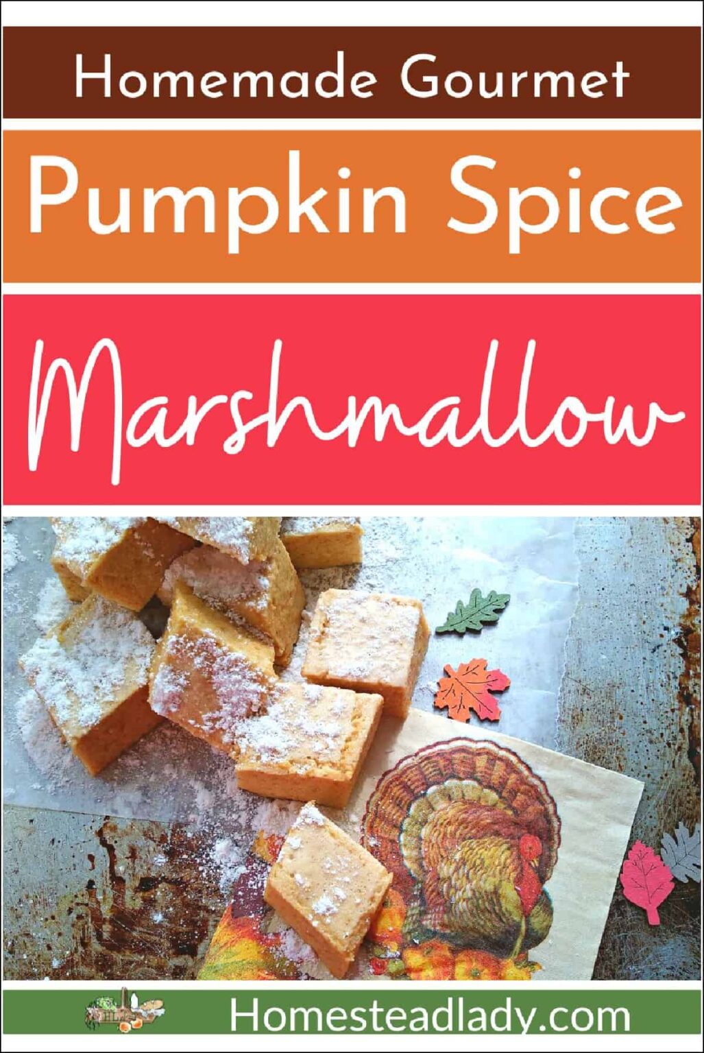 Pumpkin Spice Gourmet Marshmallows • Homestead Lady