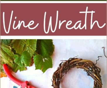 handmade grapevine wreath