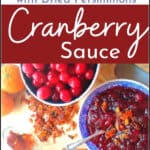 Fresh Cranberry & Dried Persimmon Sauce