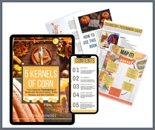 5 Kernels of Corn inside pages