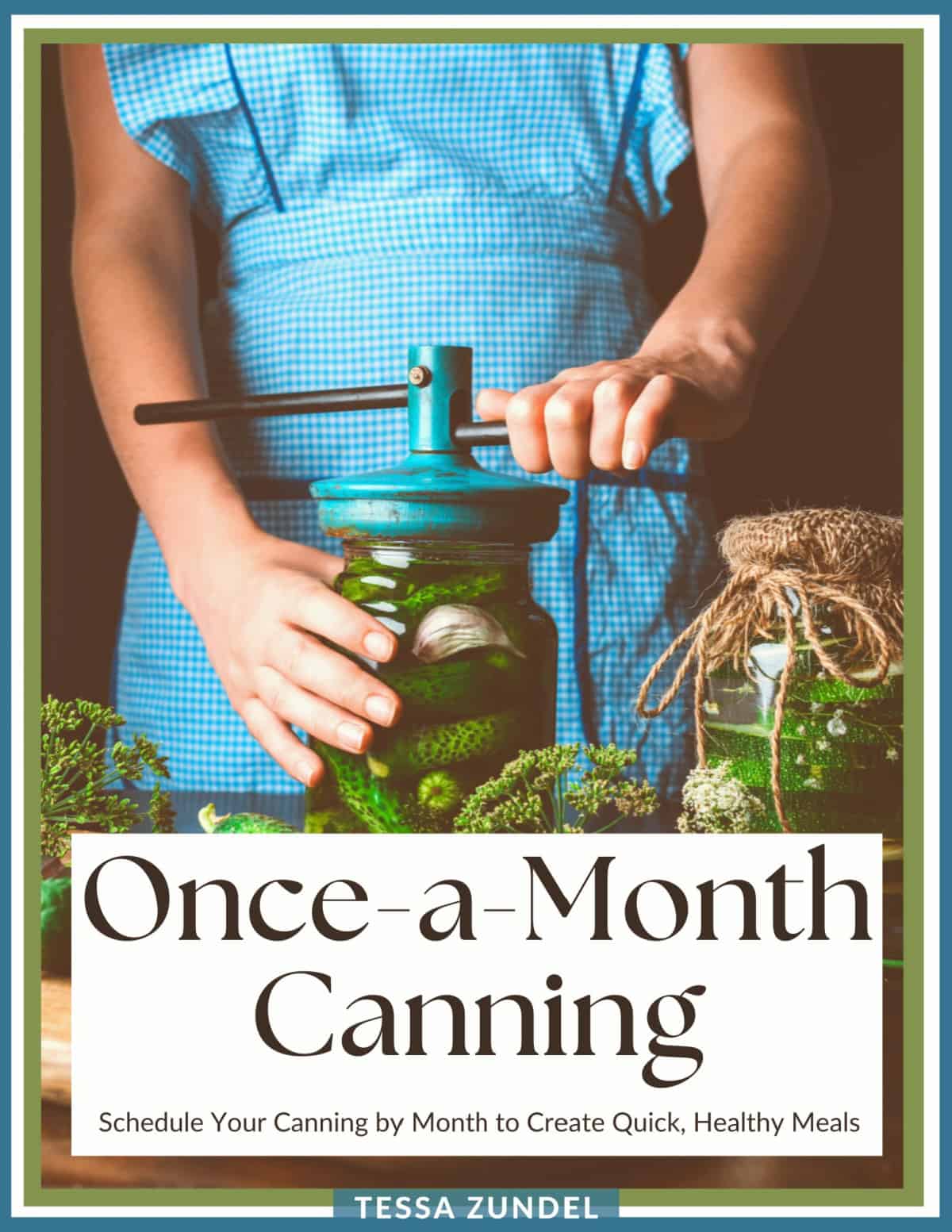 Book cover of Once a Month Canning