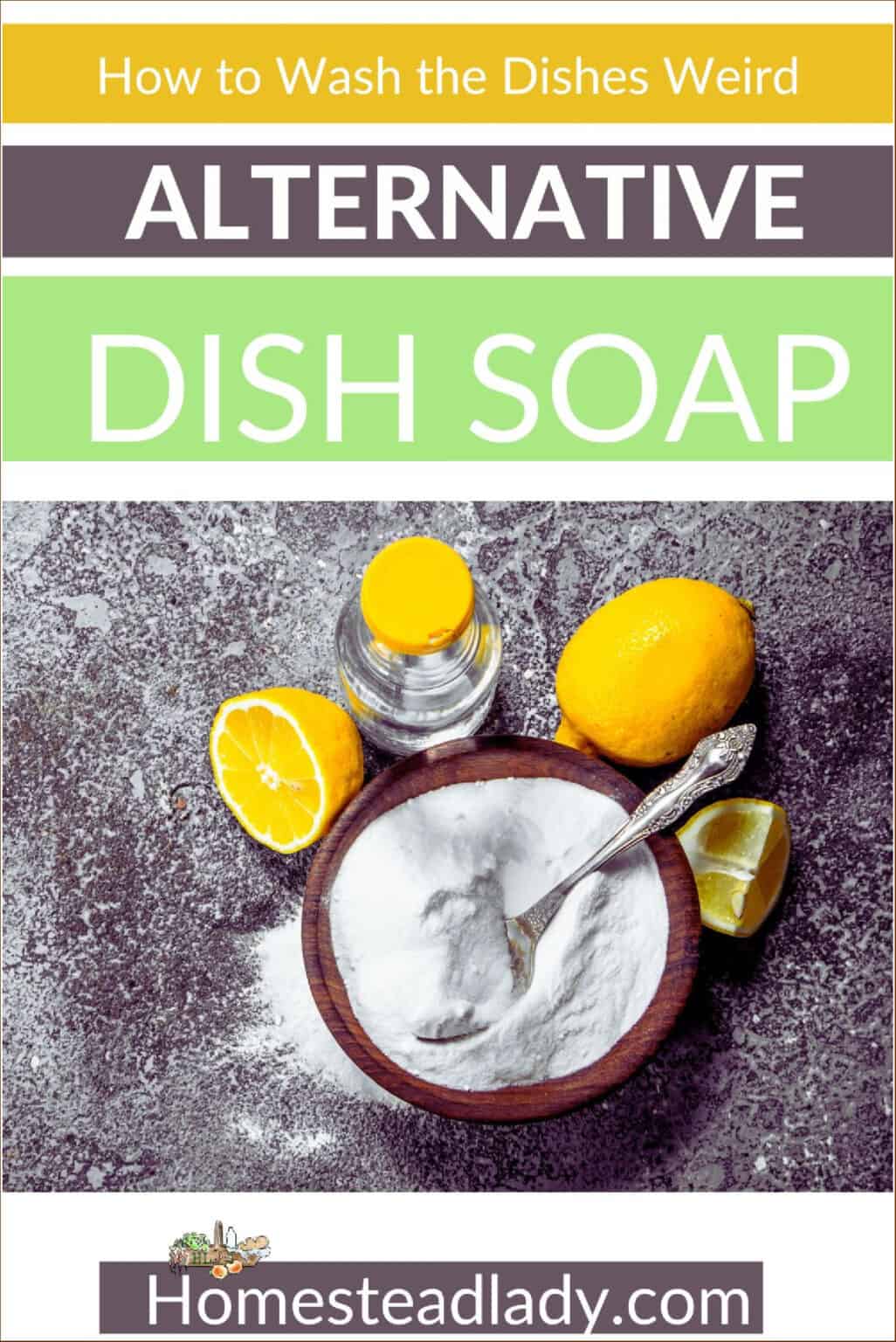 Dish Soap Alternatives How to Wash the Dishes Weird • Homestead Lady