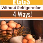 How to Preserve Eggs Without Refrigeration