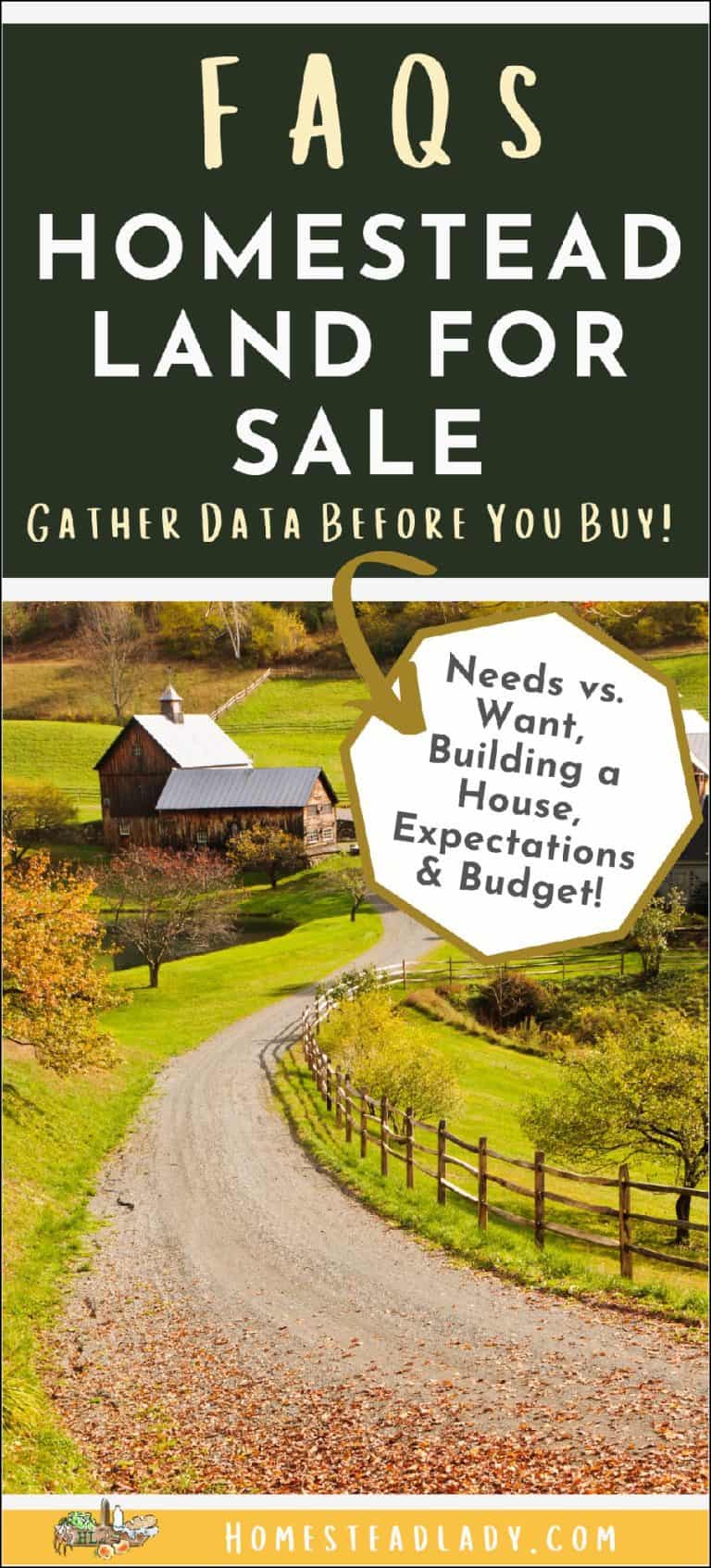 Questions to Ask About Homestead Land for Sale • Homestead Lady